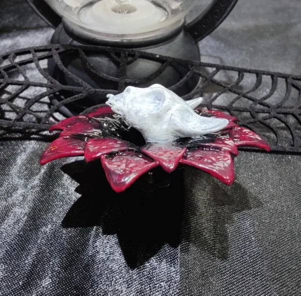 Cat Skull Mandala Pin