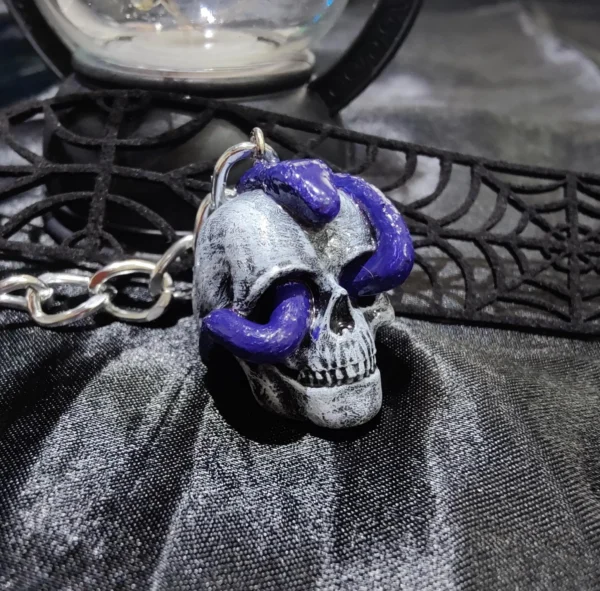 Skull keychain