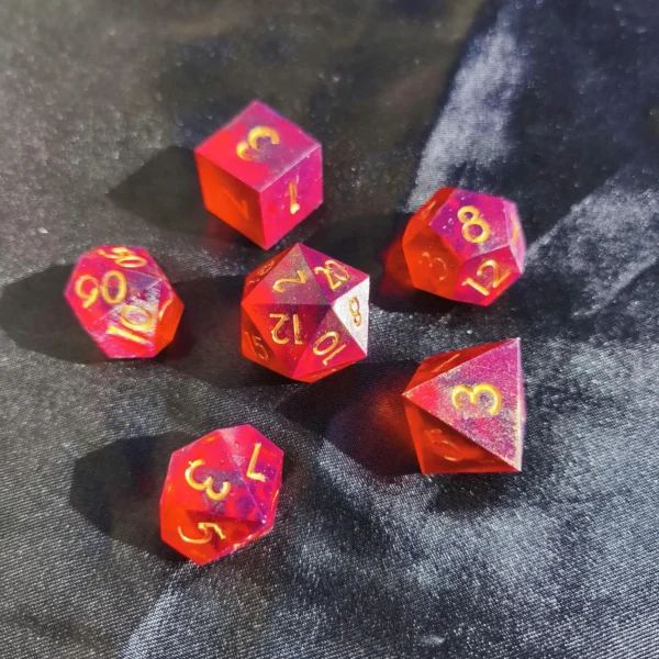 Blood Red Dice Set