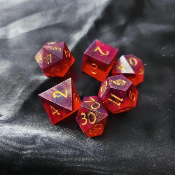 Blood Red Dice Set