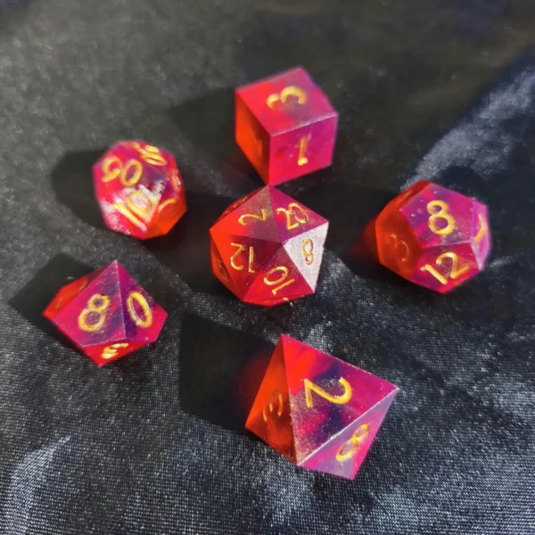 Blood Red Dice Set