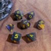 Black & Gold Dice Set