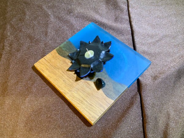 Cat Skull Mandala Pin