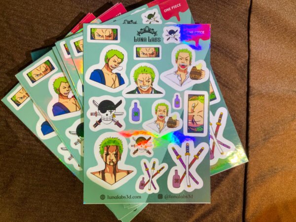 One Piece - Zoro Sticker Sheet