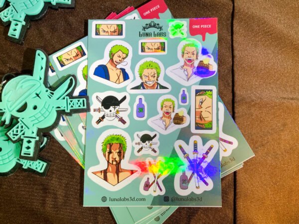 One Piece - Zoro Sticker Sheet