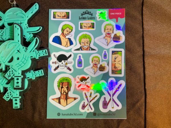 One Piece - Zoro Sticker Sheet