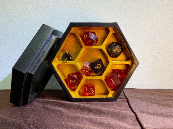 Golden Dice Holder