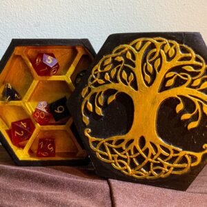 Golden Dice Holder