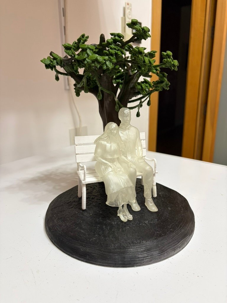 A&K Wedding Statue view 3