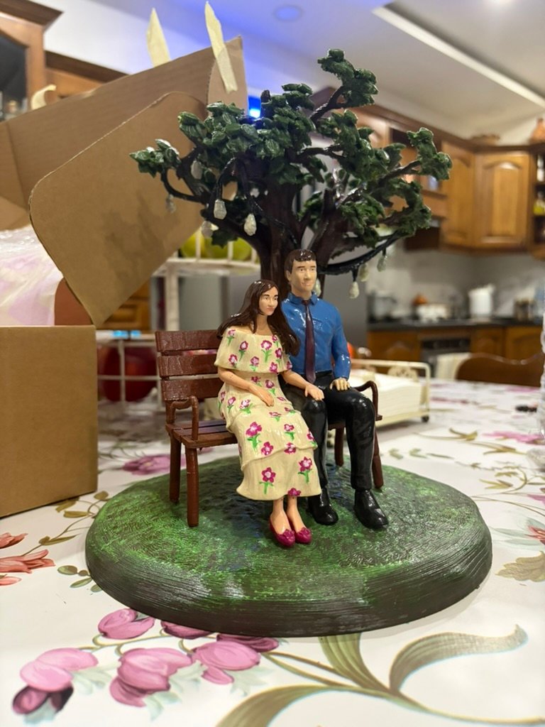 A&K Wedding Statue view 4